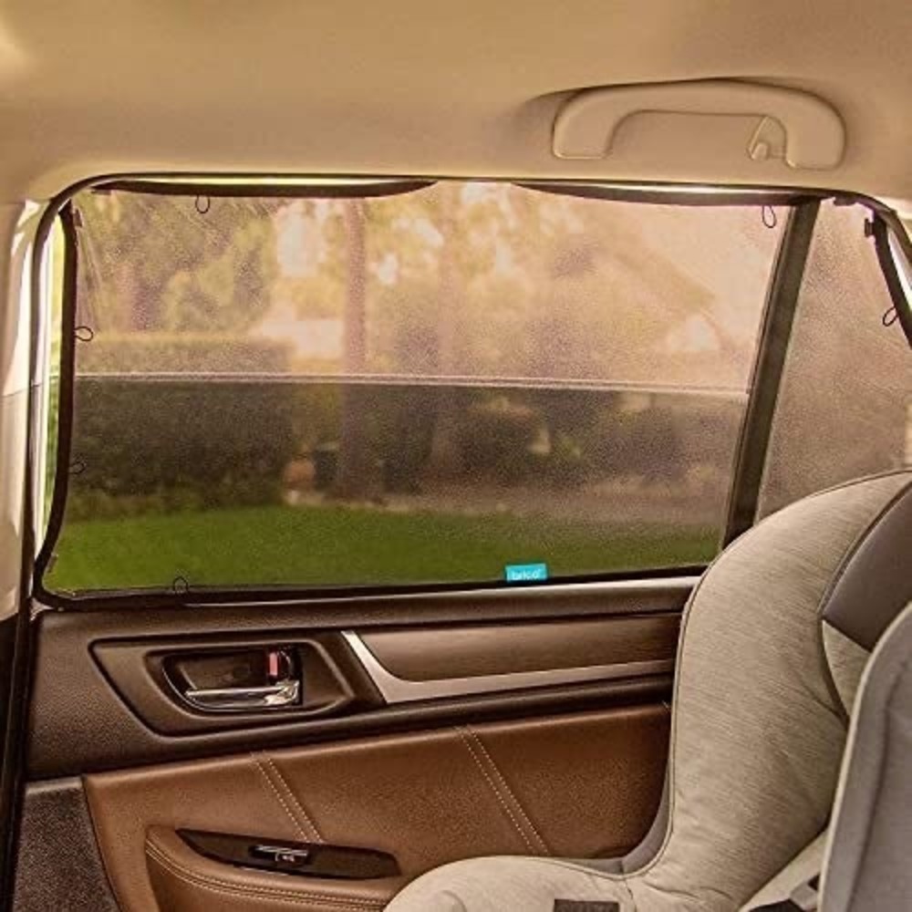 Munchkin Brica Magnetic Stretch to Fit Sun Shade Black 1 Pack 1pk Shade 14"x28" - Picture 4 of 6